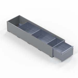 INVANTEQ Vloerlade Enkel Middel | 1540 x 400 x 260 mm