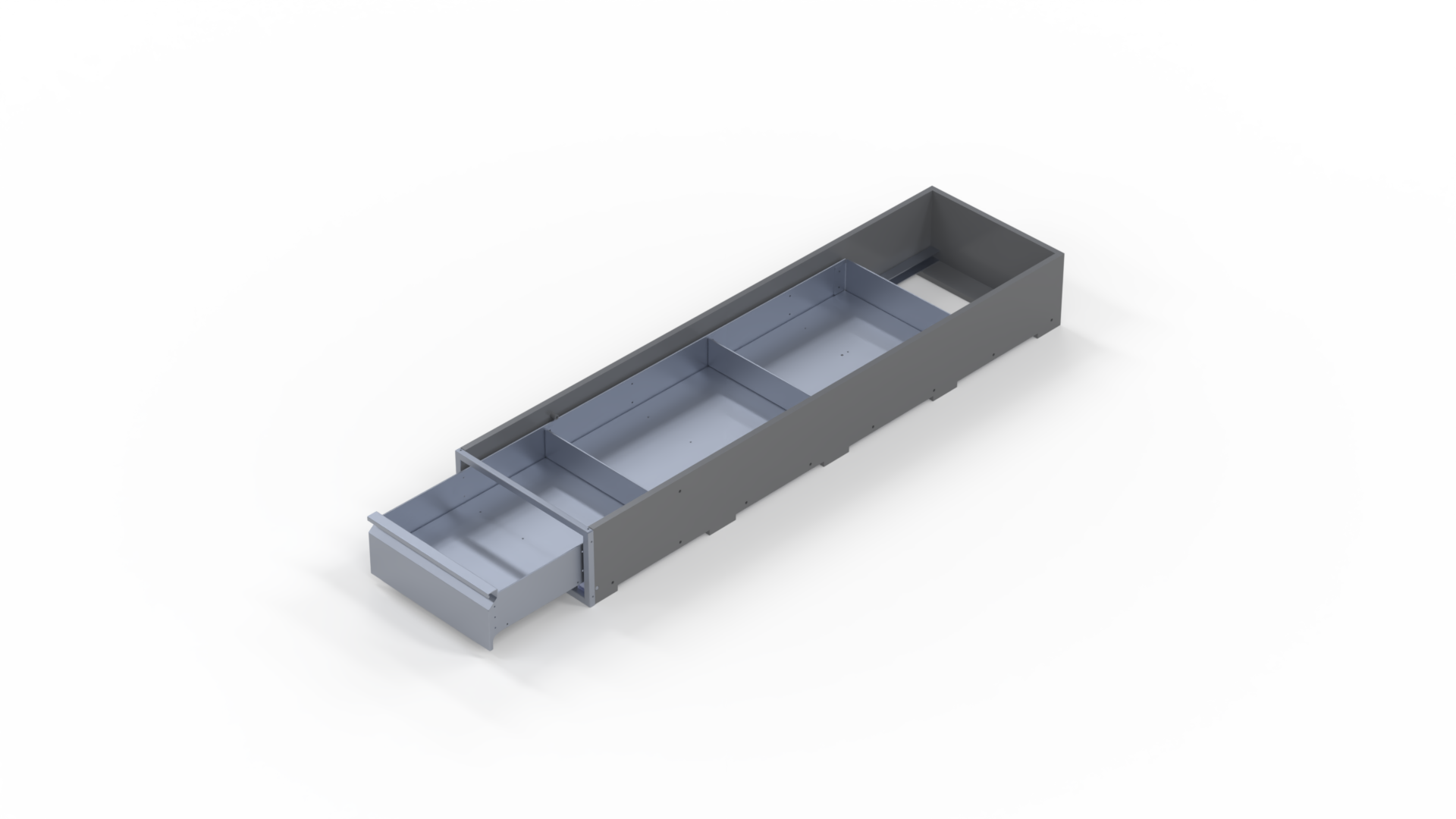 INVANTEQ Vloerlade Enkel Laag | 1540 x 400 x 180 mm - Afbeelding 2