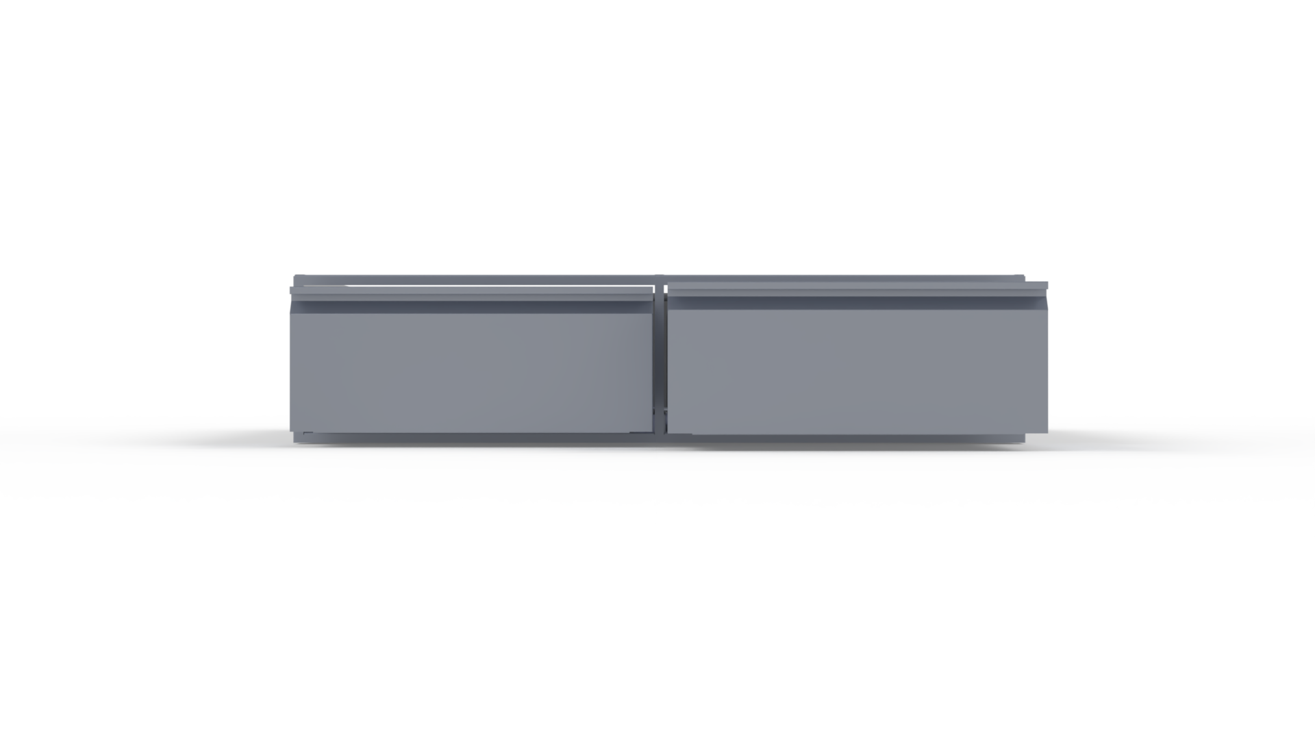INVANTEQ Vloerlade Dubbel Middel | 1540 x 600 x 260 mm - Afbeelding 3