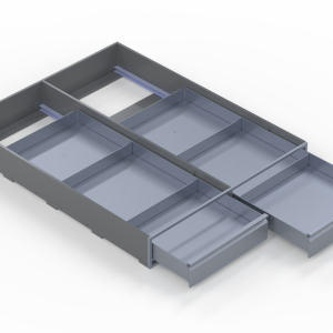 INVANTEQ Vloerlade Dubbel Laag | 1540 x 600 x 180 mm