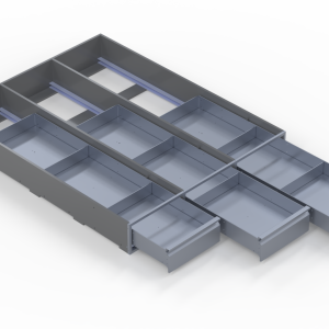 INVANTEQ Vloerlade Triple Laag | 1540 x 400 x 180 mm
