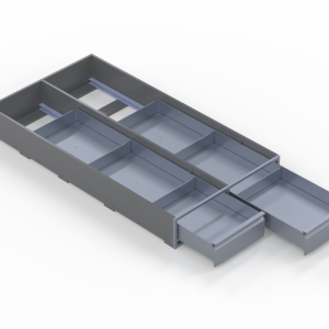 INVANTEQ Vloerlade Dubbel Laag | 1540 x 400 x 180 mm