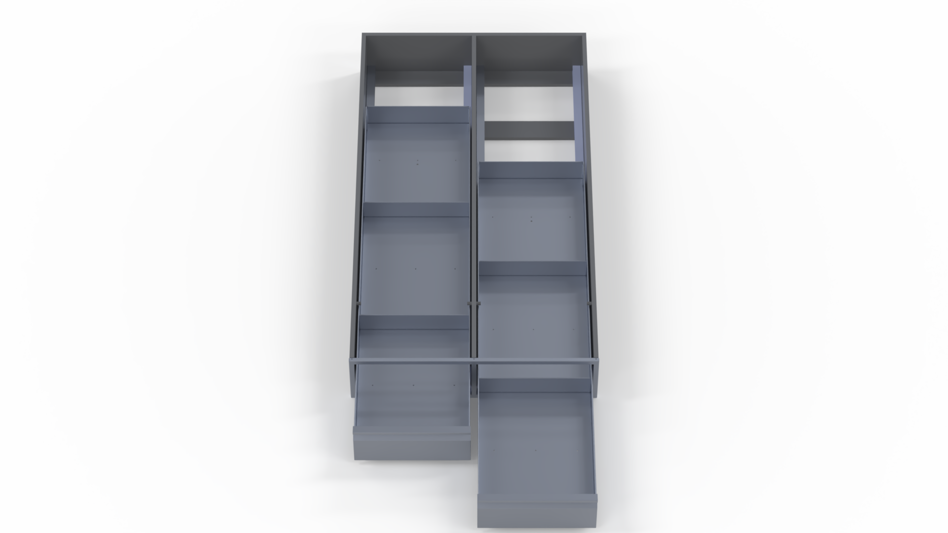 INVANTEQ Vloerlade Dubbel Laag | 1540 x 400 x 180 mm - Afbeelding 4