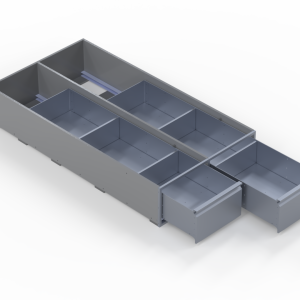 INVANTEQ Vloerlade Dubbel Middel | 1540 x 400 x 260 mm