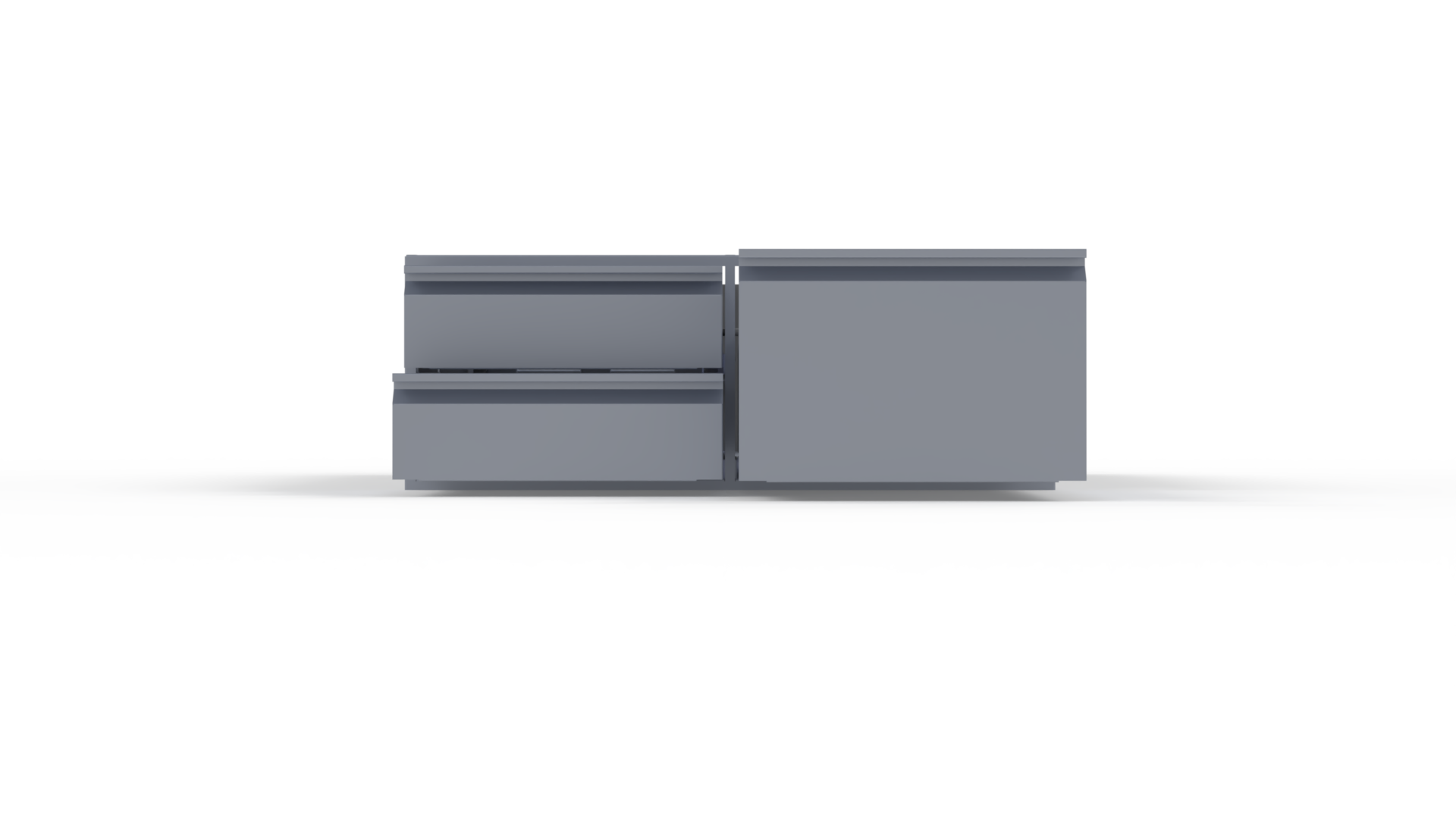 INVANTEQ Vloerlade Triple Hoog | 1540 x 500 x 340 mm - Afbeelding 4