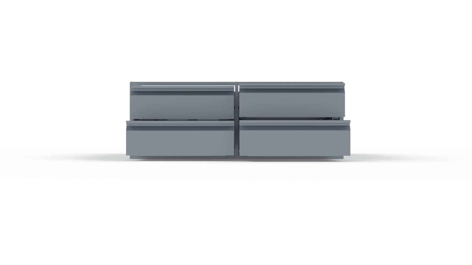 INVANTEQ Vloerlade Quadruple Hoog | 1540 x 500 x 340 mm - Afbeelding 4