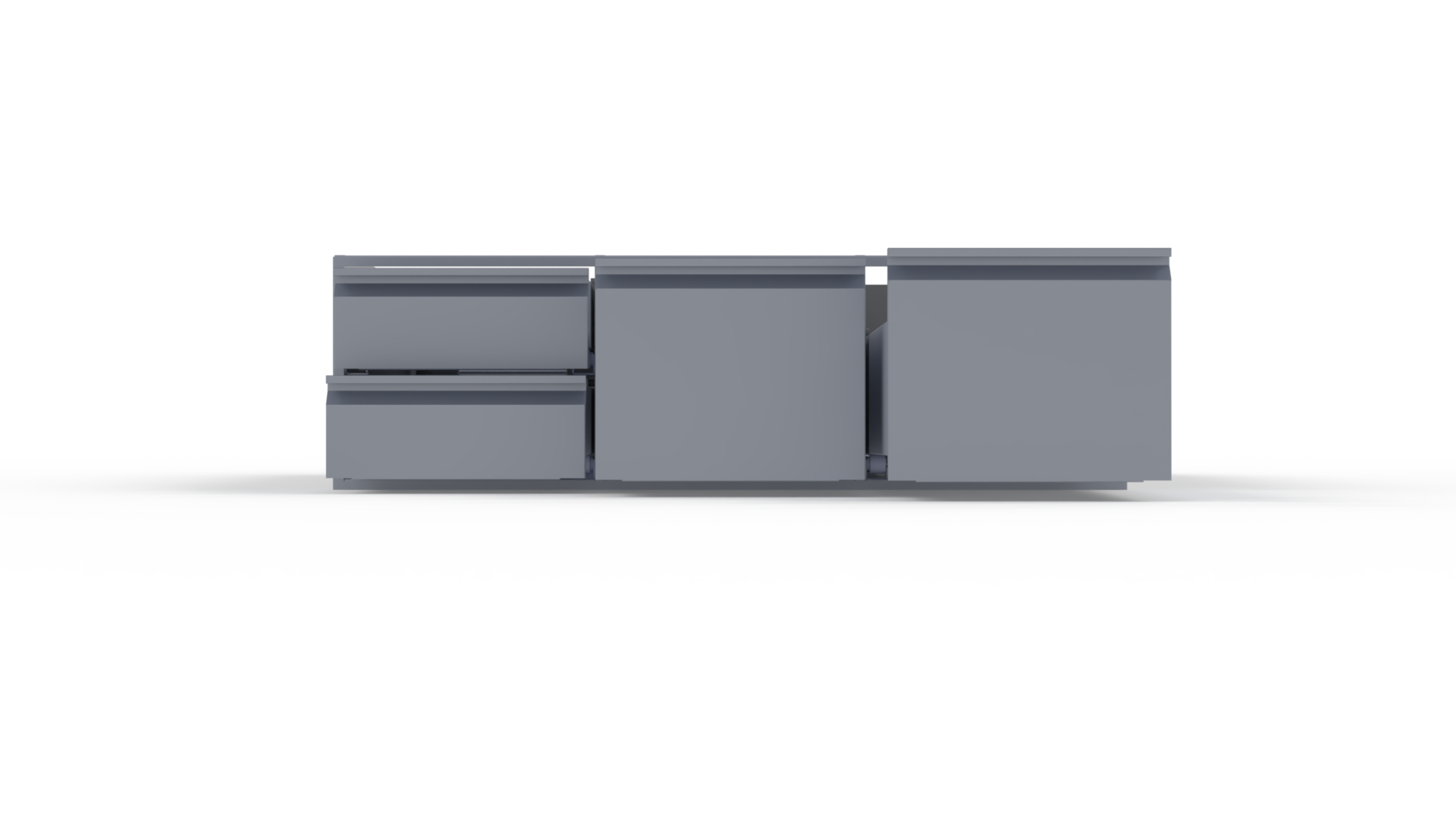 INVANTEQ Vloerlade Quadruple Hoog | 1540 x 400 x 340 mm - Afbeelding 4