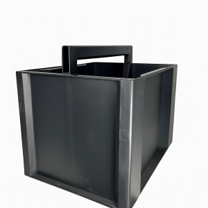 Toolbox zwart hoog